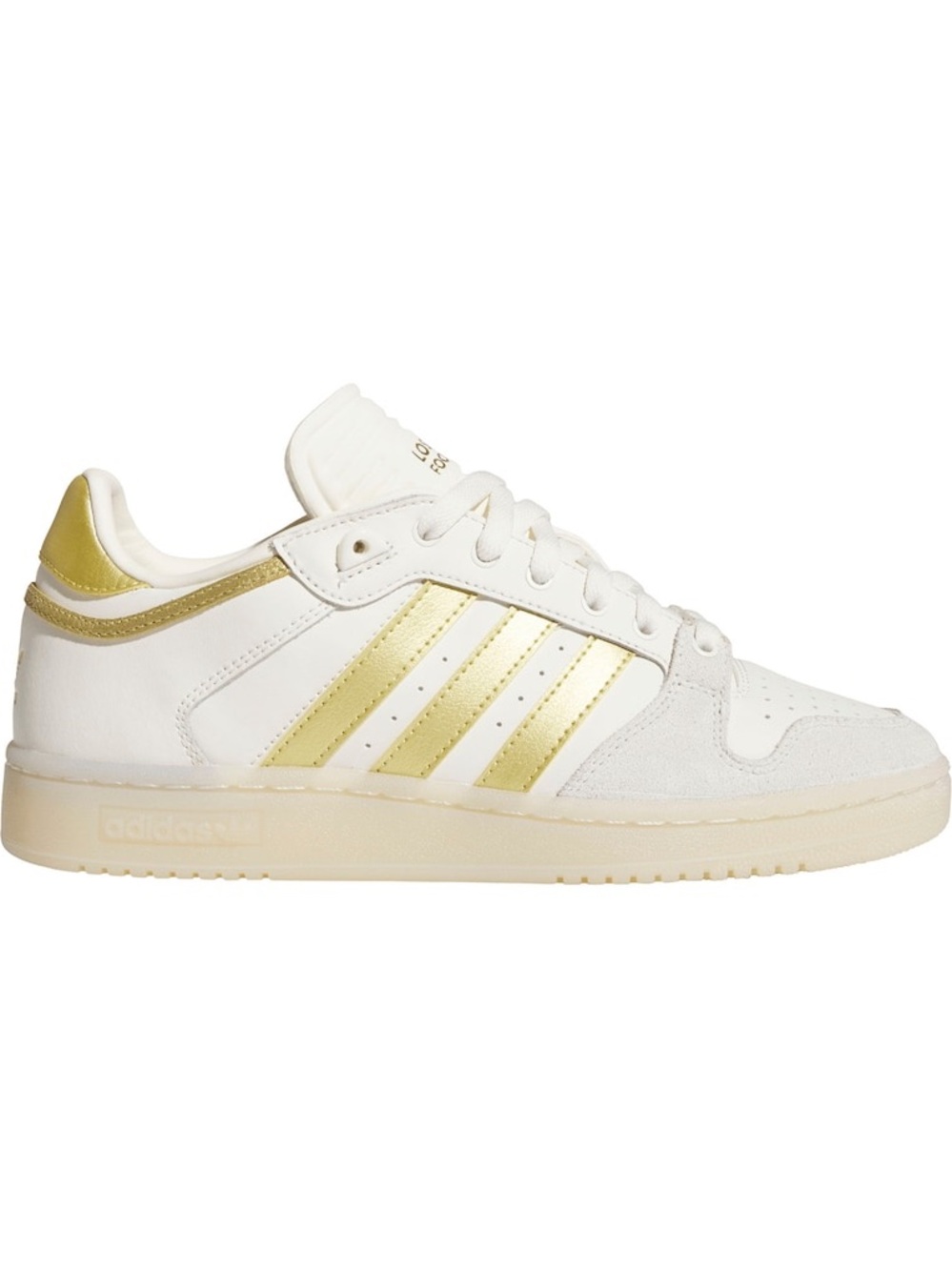 Brand New LAFC adidas Originals Centennial 85 Low Basketball Shoes - White/Gold